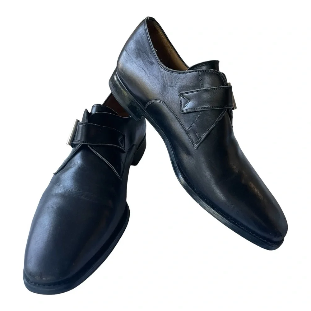 MAGNANNI Monk Strap Dress Shoes Size 10.5 Medium